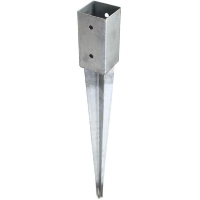 GLOBAL METAL Bodenhülse verzinkt 71 x 71 x 750 m