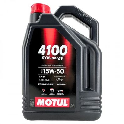 Motul 4100 SYN-nergy 15W-50 5 Liter