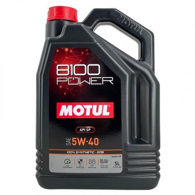 Motul 8100 Power 5W-40 5 Liter