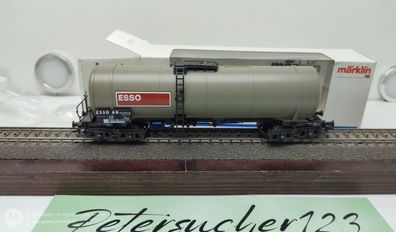 Märklin H0 AC 4754 Kesselwagen "ESSO" / Zans / NEM / DB / OVP weiß