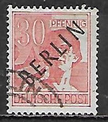 Berlin gestempelt Michel-Nummer 10