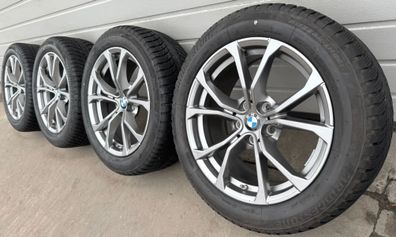 4x Original BMW 3er G20 G21 4er G22 G23 17 Zoll Winterräder V Speiche 776 DOT23 7-8mm