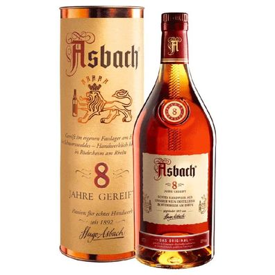 Asbach 8 Jahre 0,7 l - Deutscher Weinbrand