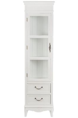 Vitrine Elegance MDF Weiß