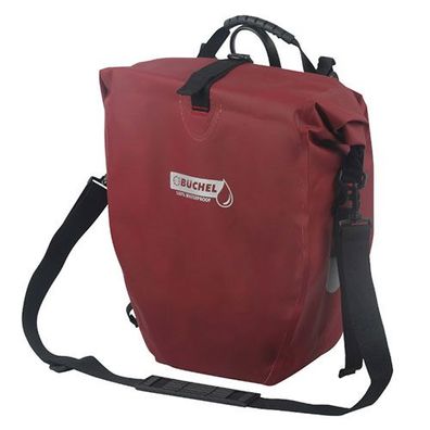 Seitentasche mit Schultergurt, Büchel, merlot, Büchel, 81518004