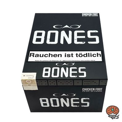 CAO Bones Chicken Foot Gran Robusto Zigarren Nicaragua 20er Kiste