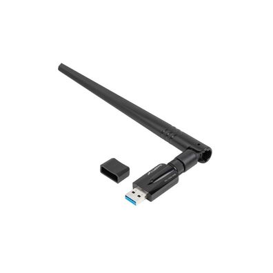Lanberg USB drahtlose Netzwerkkarte NC-1200-WIE AC1200 Dual