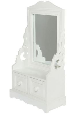 Spiegelkommode Maritim MDF Weiß