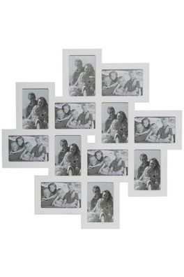 12er Family Rahmen Liv MDF Weiß