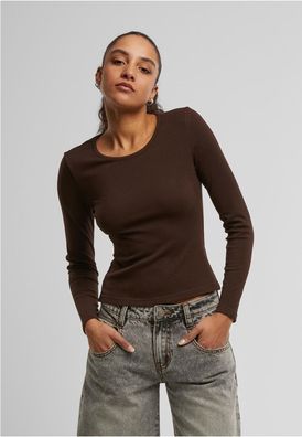 Urban Classics Damen Ladies Heat Slim Slongsleeve TB7786