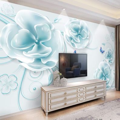 Vlies Fototapete Wandtapete Wandbilder 3D Modernen Relief Tulpen 4503