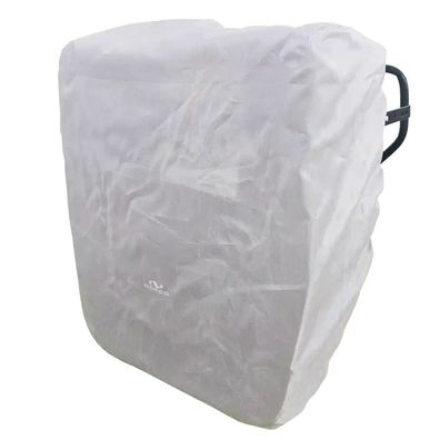 Norco Universal Regenhülle für Seitentaschen grau Regenschutz Fahrradtasche