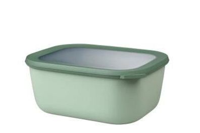 Mepal 6 Stück multischüssel cirqula rechteckig 3000 ml - nordic sage 106261094700