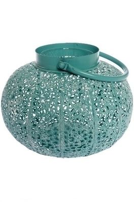 Orient Laterne Lale groß Metall Türkis