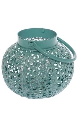 Orient Laterne Lubina klein Metall Türkis