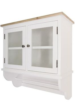 Wandschrank Charles MDF Weiß