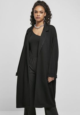Urban Classics Damen Jacke Ladies Modal Terry Oversized Coat Black
