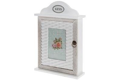 Schlüsselkasten Saskia MDF Weiß&Grau