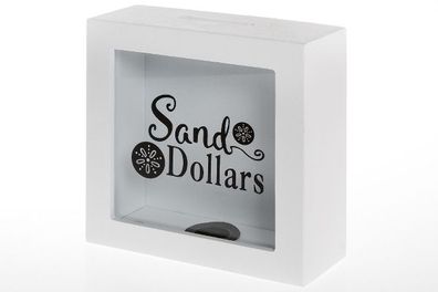 Spardose Shye MDF Weiß