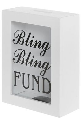 Spardose Solara MDF Weiß