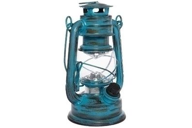 LED Laterne Teje klein Metall&Glas Blau