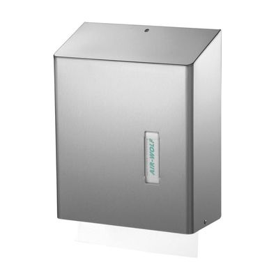 Papierhandtuchspender Omega Edelstahl beschichtet 500 Tücher