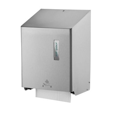 Rollenhandtuchspender Omega Edelstahl beschichet mit Sensor