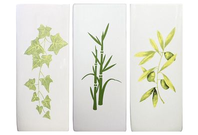 BENTA Flachverdunster Keramik Wild Flowers 250 ml 21x8,5x3,5cm sortiert