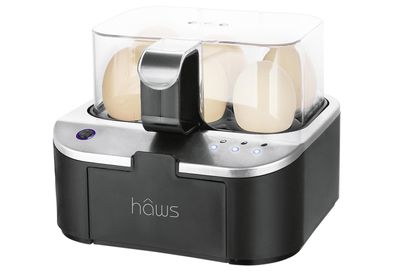 Haws Eierkocher für 6 Eier sprechend