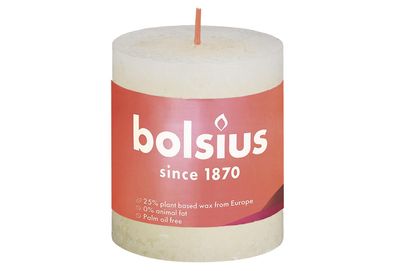 bolsius Stumpenkerze "Rustiko Shine