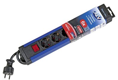 REV Ritter Steckdosenleiste 6fach mit Schalter