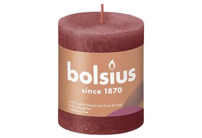 bolsius Stumpenkerze "Rustiko Shine