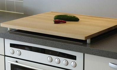 Helo Arbeitsplatte Herd 64x56cm Buche geölt mit 4 Füßchen