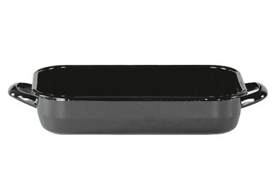 Karl Krüger Vierkantpfanne 40x27,5x7,5cm emailliert schwarz