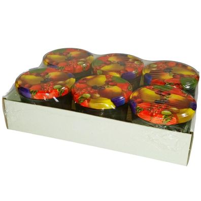 EmSy Schraubdeckelglas mit TO-Deckel, 6er Pack