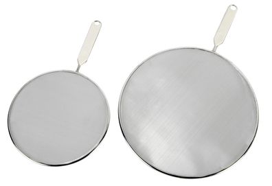 Metaltex Spritzschutz 2er Set, 21/29 cm, verzinnt