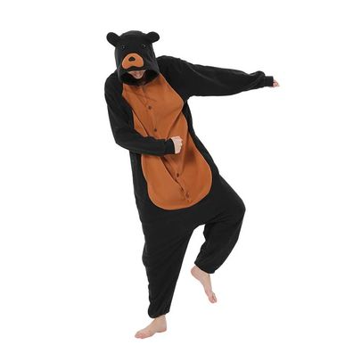 Bar Onesie Paar Damen Herren Tier Cosplay Pyjamas Plusch Schlafanzug