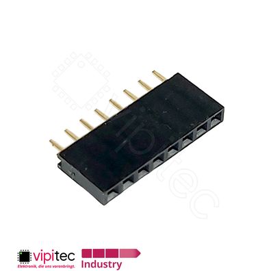 8-polige gerade Buchsenleiste | 2.54mm 1x8 Female Single Pin Socket Header