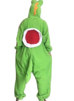 Yoshi Alien Kigurumi Onesie Erwachsene Tier Cosplay Pyjamas Plusch Halloween