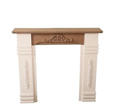 Kaminumrandung Rocco Holz Weiß&Holz