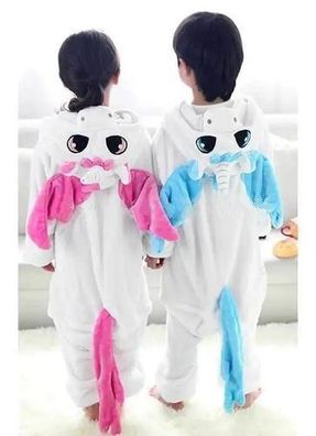 Einhorn Onesie Kinder Tier Cosplay Pyjamas Plusch Halloween