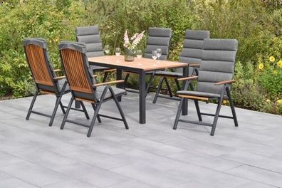 Athos Gartenmöbel Set 13tlg., 150x90 cm