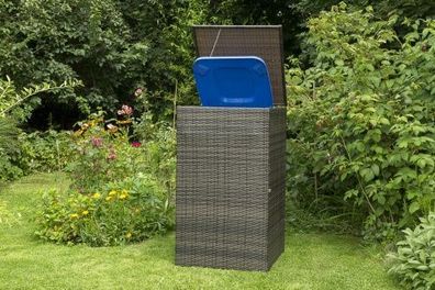 Mülltonnenabdeckung bis 240 Liter, braun