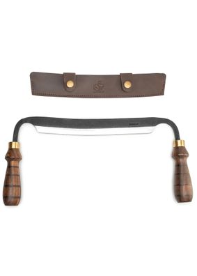 Beavercraft, Handgeschmiedetes Zugmesser mit Lederscheide