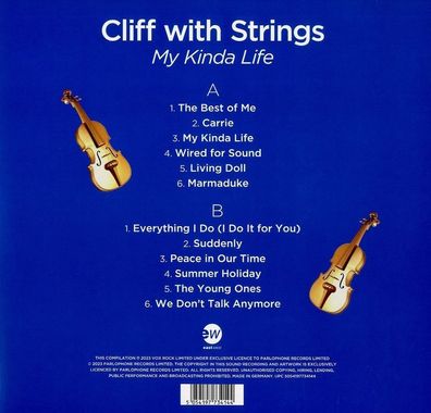 Cliff Richard: Cliff With Strings: My Kinda Life (Limited Edition) (Blue Vinyl)