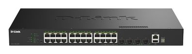 D-Link SmartPro DGS-1530-28P - Switch - Smart - 24 x 10/100/1000 (PoE+) + 4 x 10 Giga