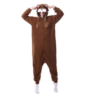 Bar Kigurumi Onesie Erwachsene Unisex Tier Cosplay Pyjamas Plusch Weihnachten