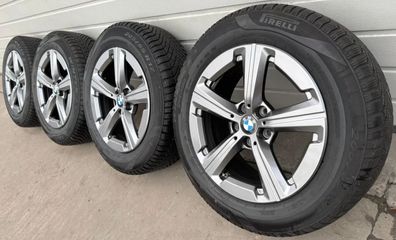 4x Original BMW X1 iX1 U11 17 Zoll Winterräder Sternspeiche 875 6898044 DOT24 6-7mm