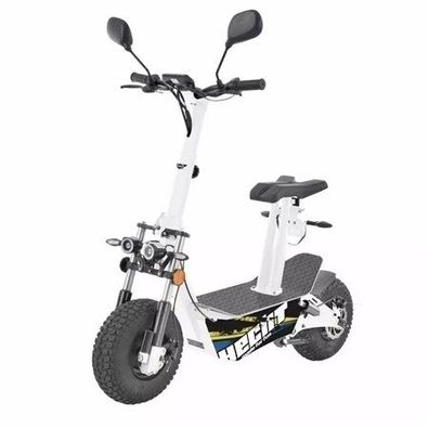 Elektroroller HECHT TERRIS WHITE – 3000 Watt Power, 60 Volt, 45 km/h