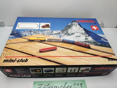 Märklin Z DC 8185 Starterset Schweiz SWISS SBB / Re 4/4 / OVP